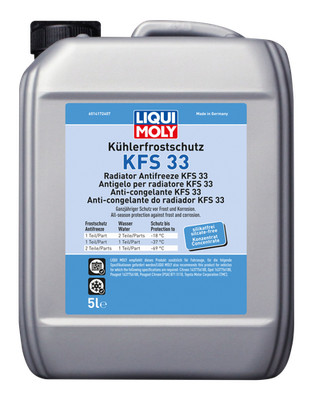 Liqui Moly Kühlerfrostschutz KFS 33 5 Liter Kühlerschutz blau grün Frostschutz