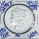 1891 CC MORGAN SILVER DOLLAR AUTHENIC HI GRADE U.S. MINT COIN RARE KEY DATE 6259