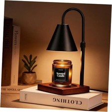 Modern Candle Warmer Lamp with Timer, Dimmable Candle Lamp Warmer, A1-Black