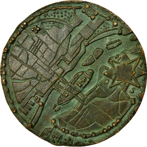 [#556959] Frankrijk, Medaille, Fonte, Fluctuat Nec Mergitur, Paris, Revol, PR, B - Afbeelding 2 van 2
