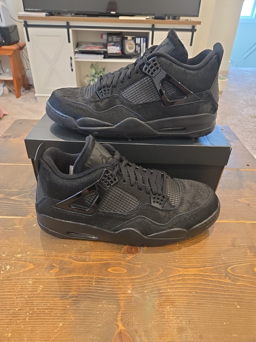 シューズ NIKE - Nike Air Jordan 4 Golf &quot;Black Cat&quot; Nike Air Jordan 4 Retro Golf 'Black Cat' Cleats CU9981-001