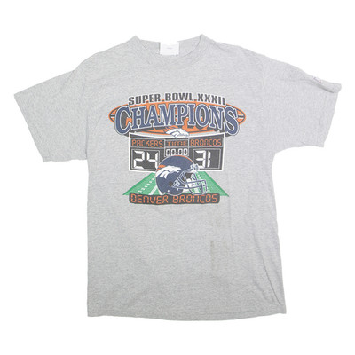 LOGO ATHLETIC Herren grau Denver Broncos Super Bowl XXXII Champions Grafik