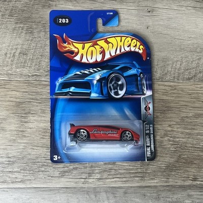 2003 Hot Wheels #203 Final Run 9/12 LAMBORGHINI DIABLO Red w/Chrome Pr5 Spokes