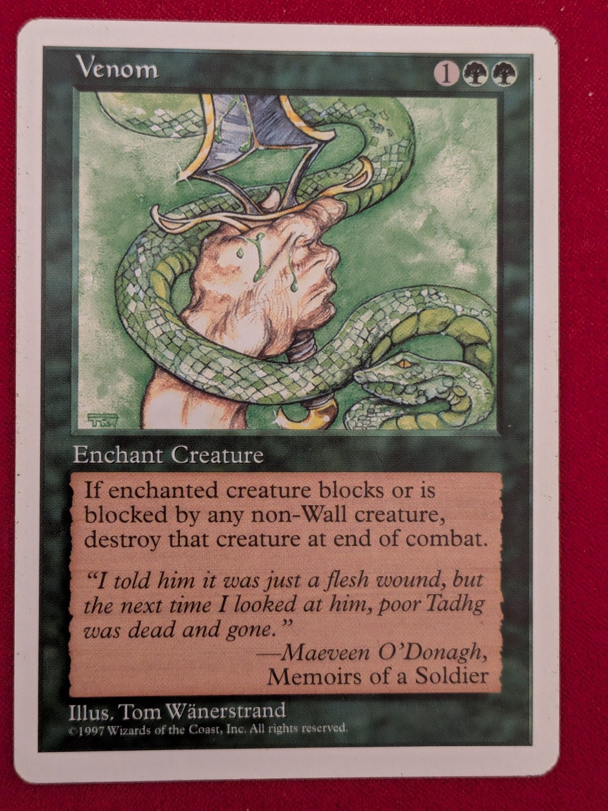 Venom Regular C LP Fifth edition MTG