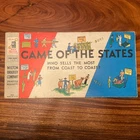 Vintage Game of States Board Game by Milton Bradley 1954 - Complete Nice!