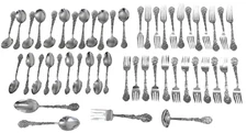 Gorham Mfg. Co. Sterling Silver Flatware Set - Versailles - 50 pcs