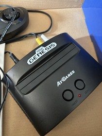 SEGA Genesis Classic Black Game Console with 80 Preloaded Games w/Sonic Hedgehog