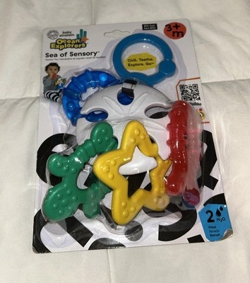 Baby Einstein Ocean Explorers Sea of Sensory Teether Toy Infant 3M+ Chilled