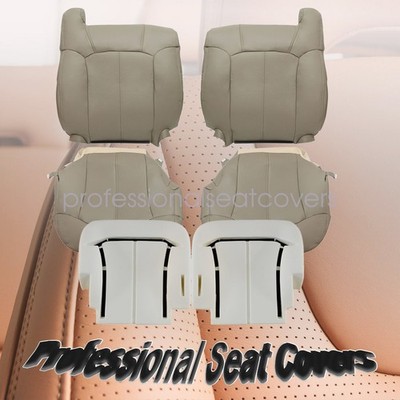 1999-2002 For GMC Sierra Both Side Seat Cover Without Armrest Tan & Foam Cushion