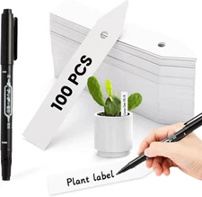 Plant Labels, 3-Inch Plant Markers,100Pcs Plant Tags, Plant Labels for Seedlings