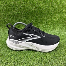 Brooks Glycerin GTS 22 Womens Size 8 Black Grey White Running Athletic Sneakers