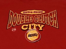 Vintage1994-1995HoustonRocketsSalemShirtXLDoubleClutchOfficialLicensed NBA USA