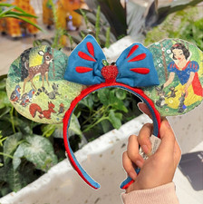 Disney Parks Exclusive Decades 100 Years Snow White Minnie Ears 1930 Headband