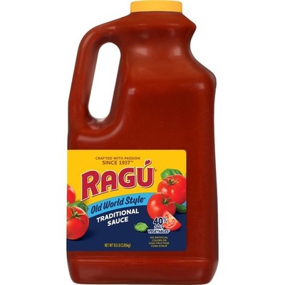 Traditional Old World Style Pasta Sauce, 8.5 lb Bulk Size, Rich Tomato Flavor,