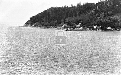 Boat Dock Pier Garibaldi Oregon OR - Reprint