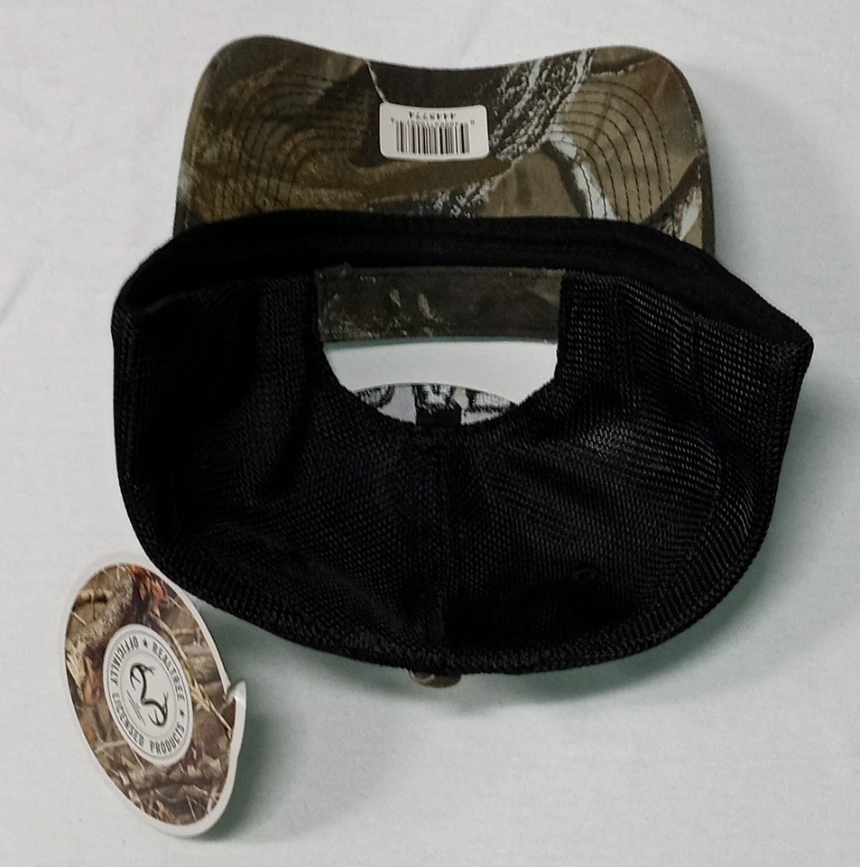 Caterpillar Embroidered Camouflage Unisex Trucker Style Adjustable Hat - Image 4 of 4