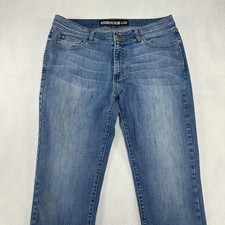 Jaxon Jovie Jeans Mens 36 Blue Straight Leg Stretch Denim Zip Fly Made in USA