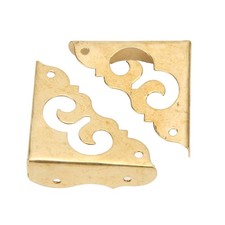 10Pcs Brass Vintage Corner Protector Durable Guard For Box Case Decoration