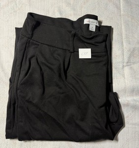 Liz Claiborne Size 18 Black Pants C57