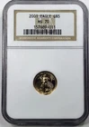 2001 $5 AMERICAN GOLD EAGLE NGC MS70! SPECTACULAR CONDITION! LOOK NOW! NR #G2237