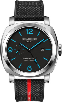 Men's 45MM GMT Automatic Waterproof Watch with Luminous Stainless Steel S8441