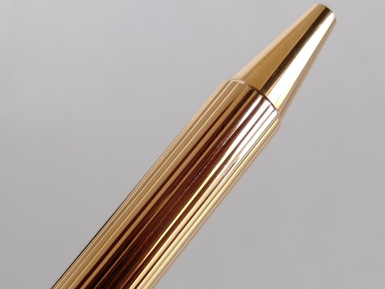 Cartier Must 2 Ballpoint Pen Gold Plated | eBay