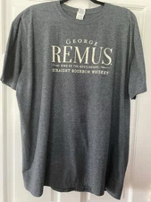 Men's George Remus Bourbon T-Shirt SZ 2XLWhiskey Promo King of the Bootleggers