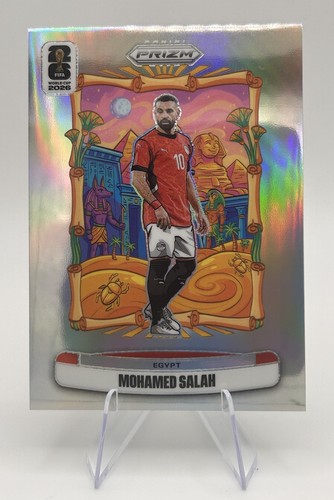 Mohamed Salah #8 2026 Panini Prizm FIFA National Landmarks card