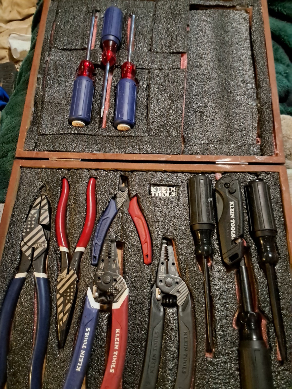 Klein Tools Limited Edition Blackout and American Forged  Sets In A Case