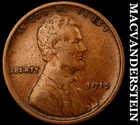 1915 Lincoln Wheat Cent - Scarce  Extra Fine  Semi-key  Better Date  #J8458