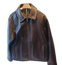 Manteau Robert Comstock - Cuir Daim Véritable - Taille M - Neuf Avec étiquettes - Style Peacoat