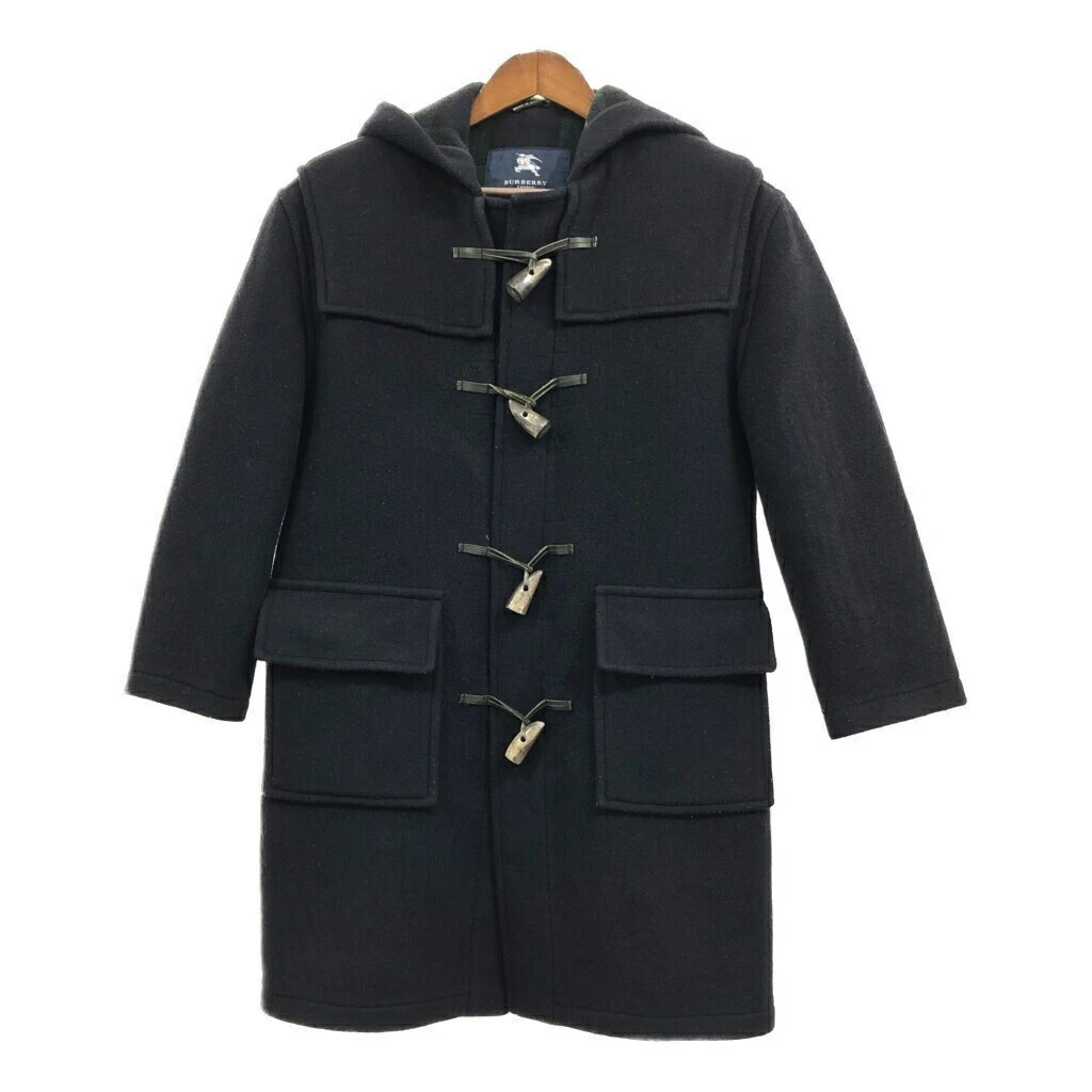 VETEMENTS Burberry Cappotto Borsone Lana Navy S Abbigliamento Usato
