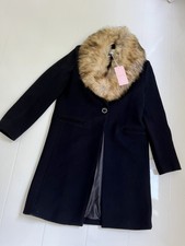 Grace & Mila Paris Faux Fur Coat M Black