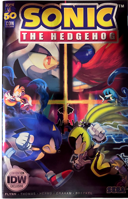 Sonic The Hedgehog #50 Gigi Dutreix SDCC FOIL Cover Comic Con