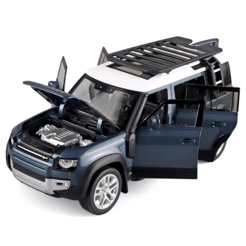 1:18 Land Rover Defender SUV Diecast Metal Car Model Toy Collectible Kids Gift
