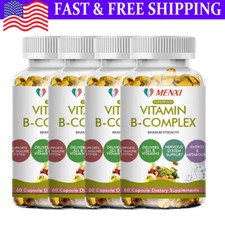 Vitamin B-Complex Supplement - Super B Vitamin, Boost Immune, Energy, Metabolism
