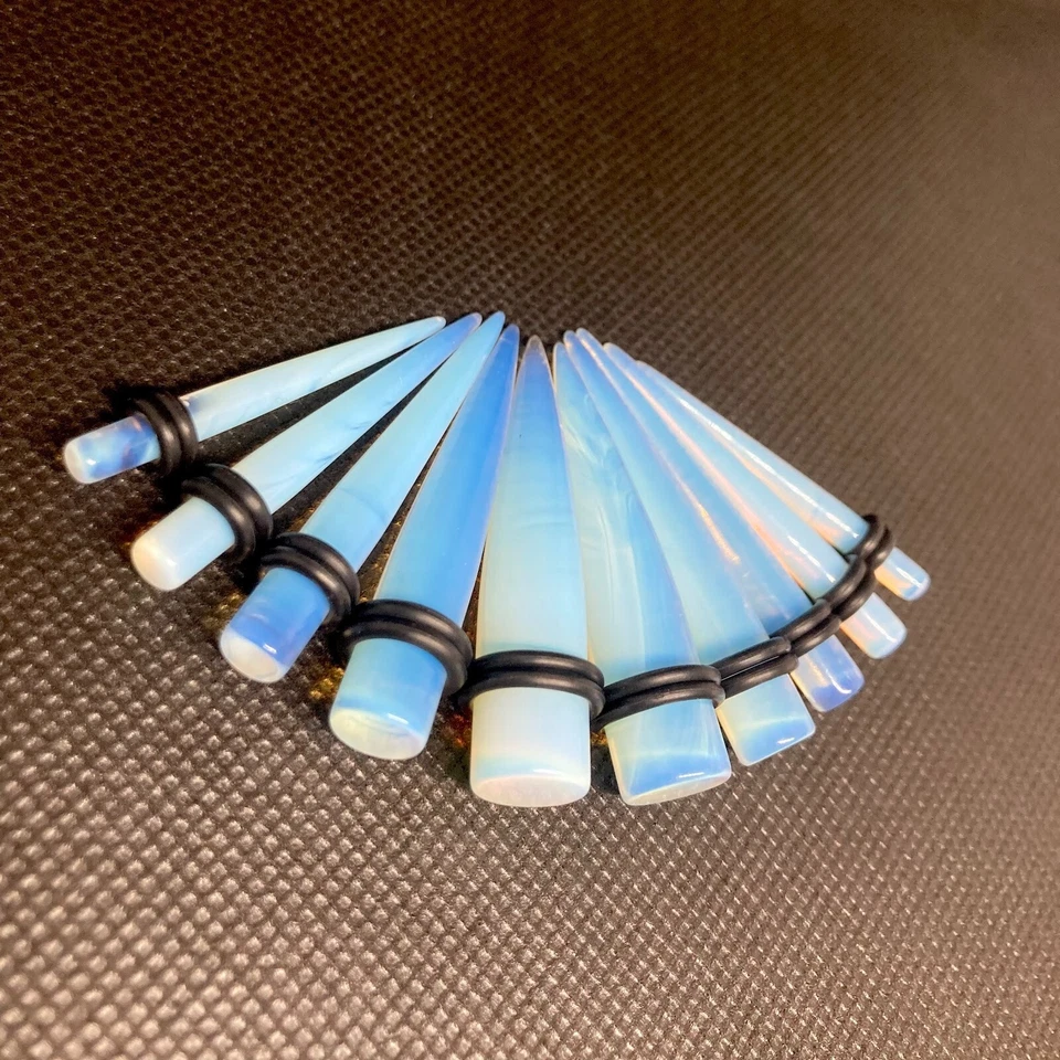 SALE - Opalite Tapers 6g - 00g - Image 3 of 4