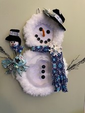 Snowman wreath