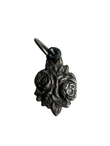 Vintage Sterling Silver Religious 3 Piece Sliding Rose Roses Slide ...