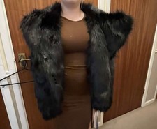 Black Teddy Coat Size 6