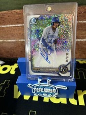 2022 Bowman Chrome Herard Gonzalez Bowman 1st Speckle AUTO #112/299 ROYALS