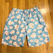 EUC Mens Peter Millar Seaside Hibiscus Harbour Floral Swim Trunks Size MEDIUM