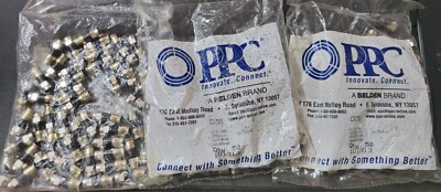 150 PPC EX6XL PLUS COAX RG6 F COMPRESSION CONNECTORS Approved DirecTV Dish