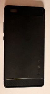 Huawei P8 Lite Cover Schwarz Displayschutz Reiniger Top