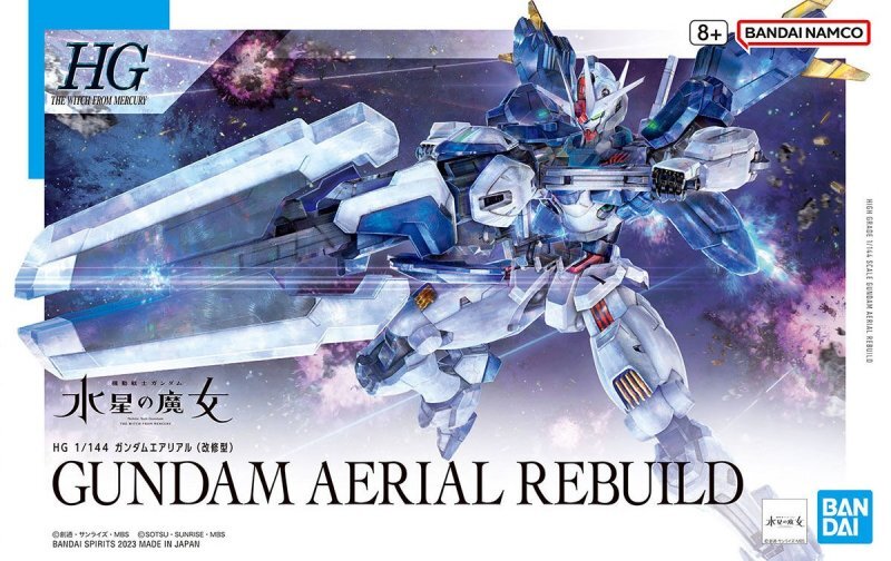 Bandai 1/144 HG Gundam Aerial Rebuild The Witch From Mercury