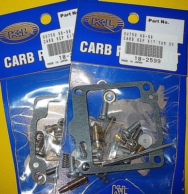 2 carburetor kits 88-97 XV750 XV750 Virago K&L carb kits 18-2599