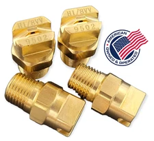 Carpet Cleaning Extractor 9502 Wand Jet Nozzle Brass 1/8" V-Jet (Set of 4) 