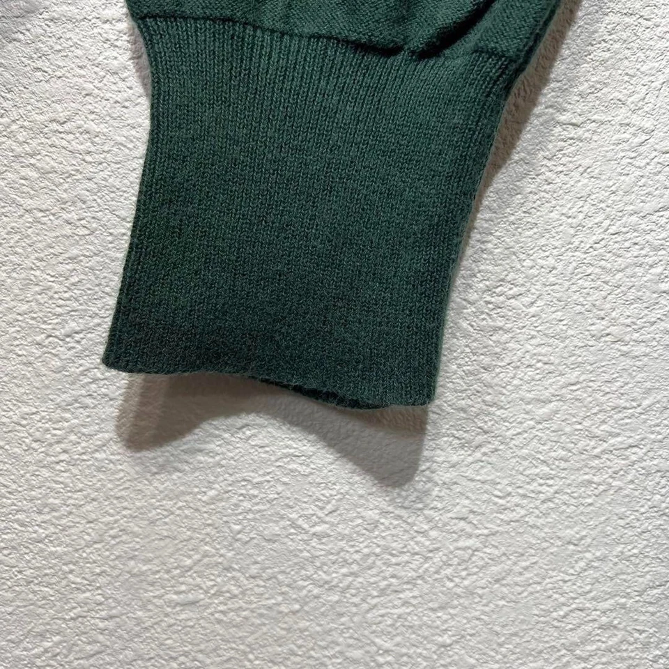 Cárdigan de punto Yohji Yamamoto Y's Check patrón en verde Foto 4 de 4