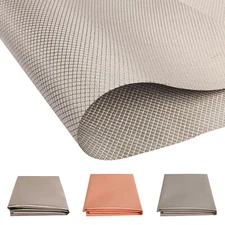 Copper Faraday Fabric By the Yard Anti-Radiation Military Grade RFID Blocking