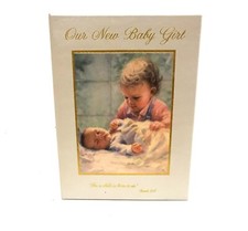 NEW Malco Kathryn Fincher Baby Girl Photo Album 4  x 6  100 Photos, Newborn Gift
